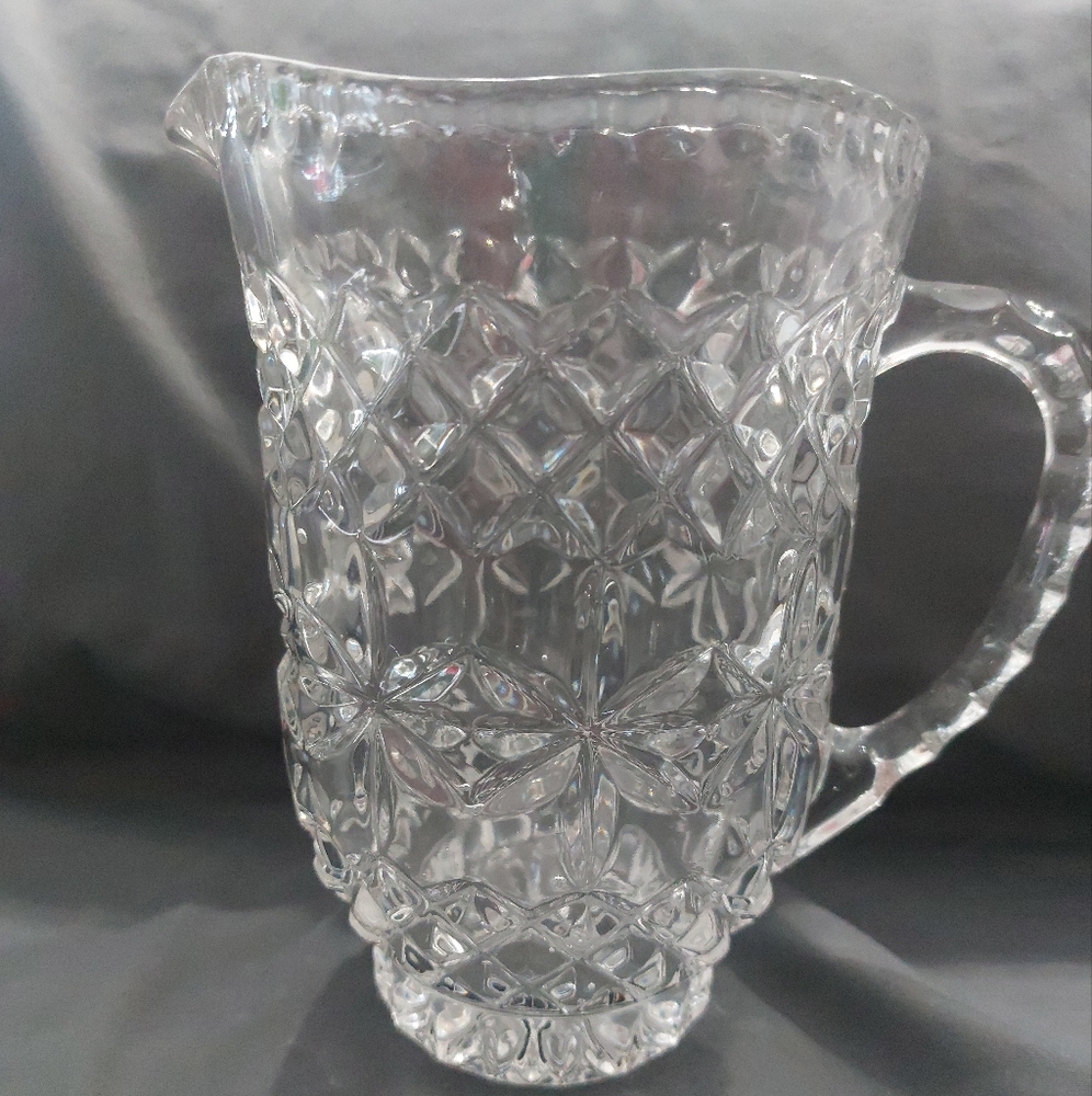 Vintage Lead Crystal Pitcher.
